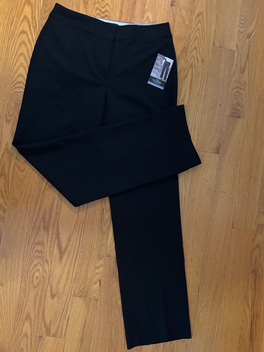 Black Women’s Dress Pants - Classic Straight Leg Trousers